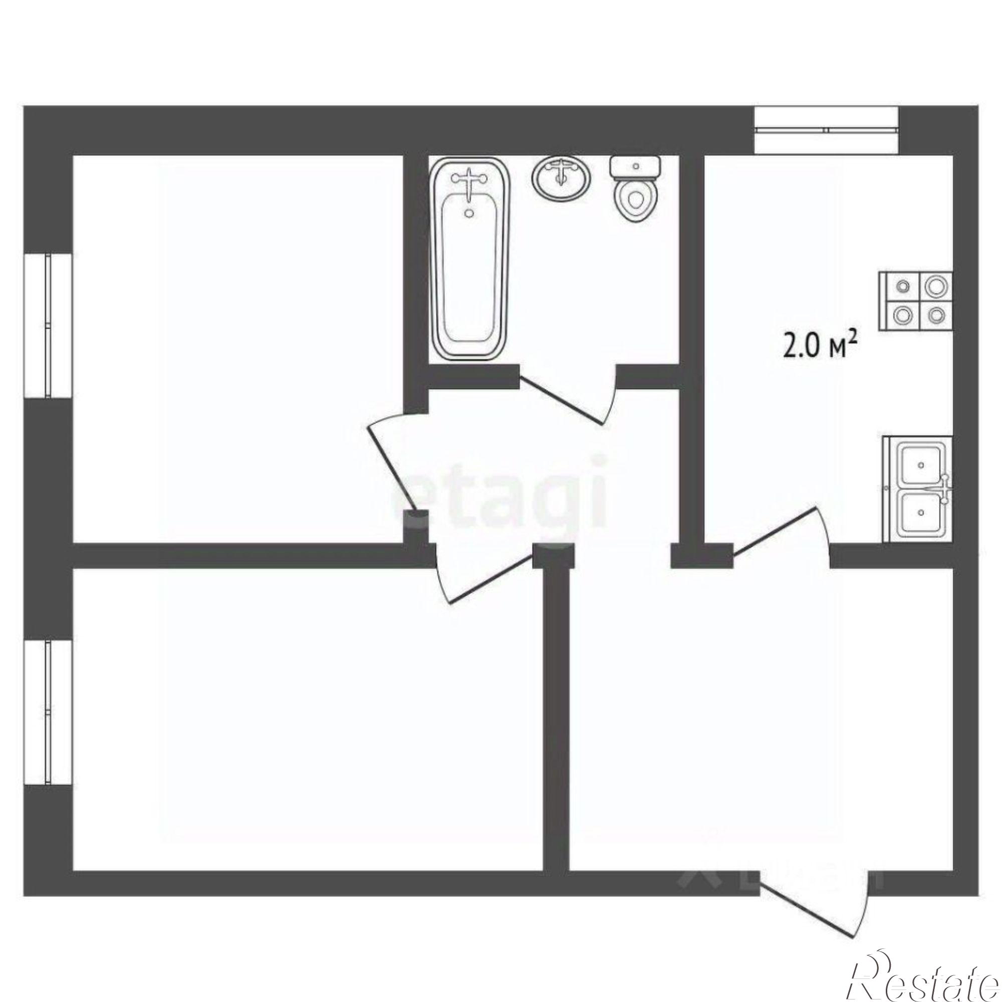 Купить квартиру за 980 000 рублей на Майский переулок, 10