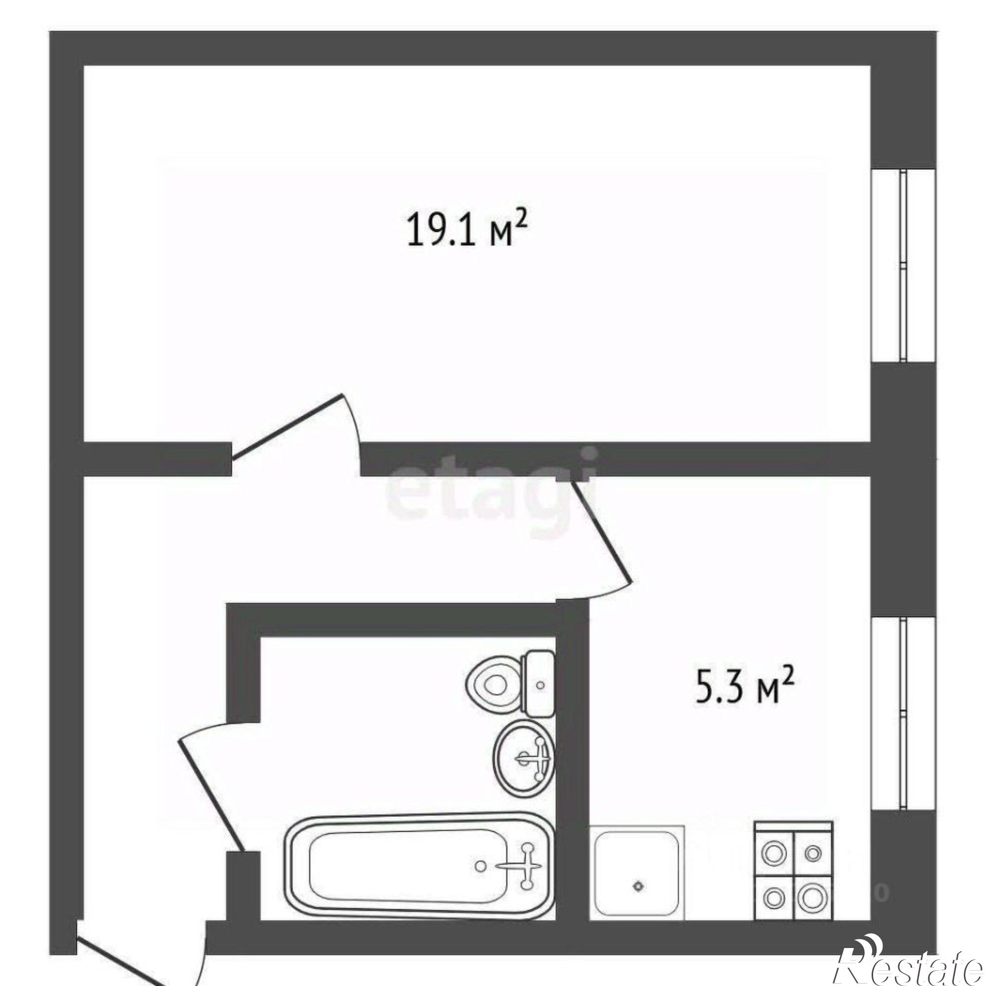 Купить квартиру за 1 850 000 рублей на улица Бориса Рукавицына, 12