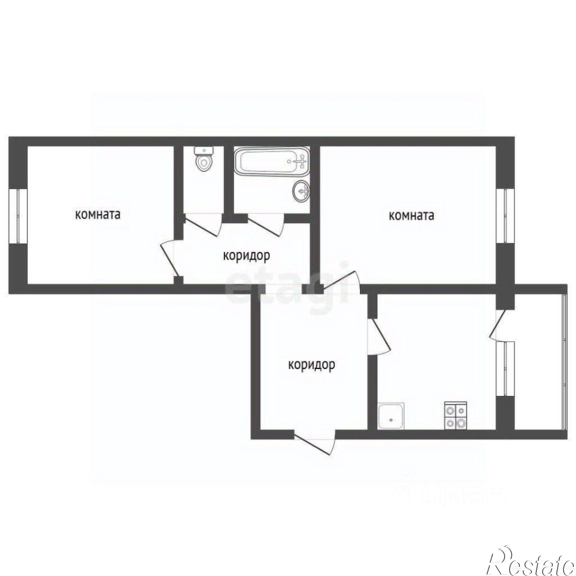 Купить квартиру за 2 850 000 рублей на Нобелевская улица, 25