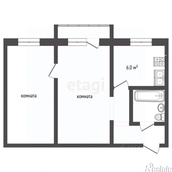 2-комн квартира проспект Серова, 3А,  д. 3А