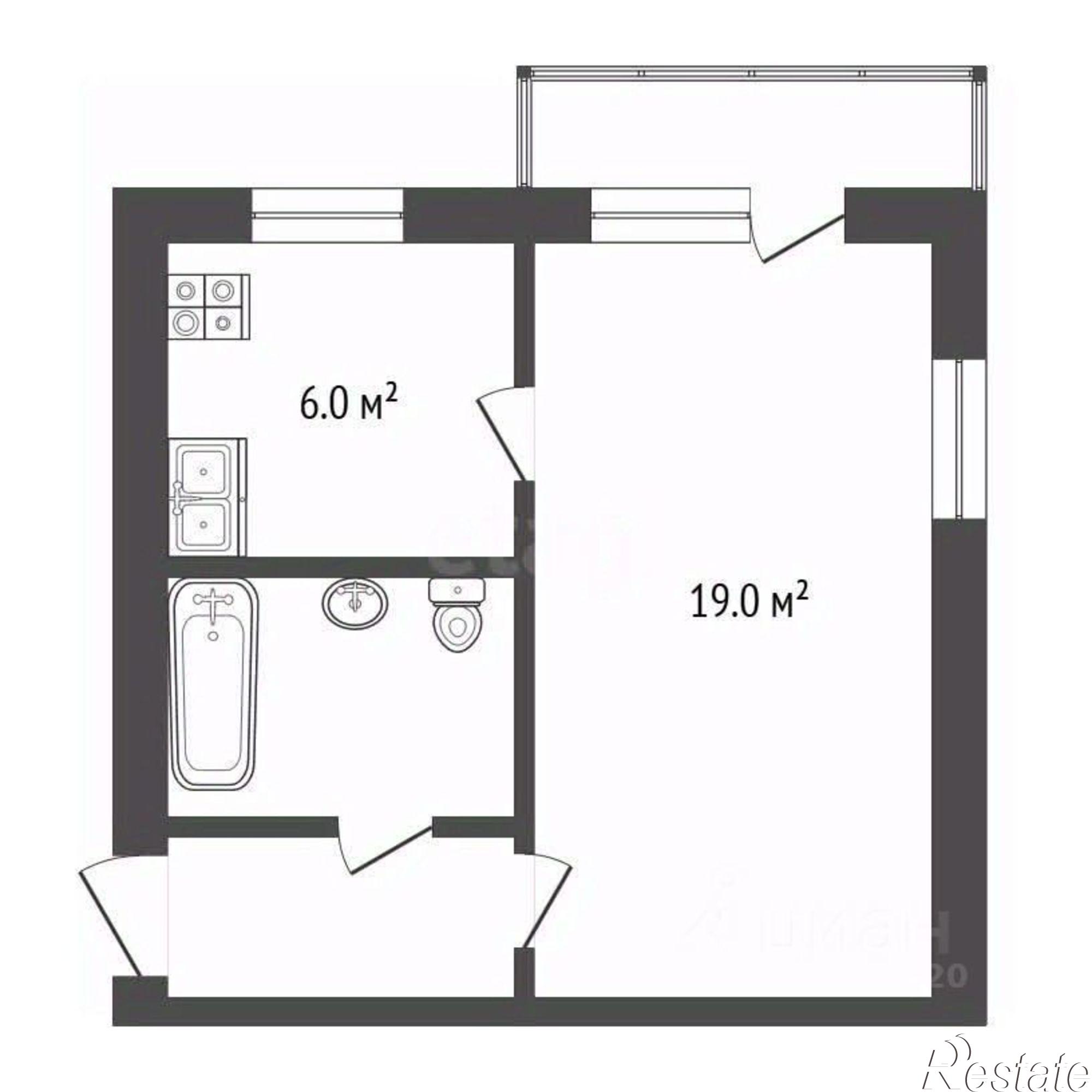 Купить квартиру за 2 150 000 рублей на Солнечная улица, 17