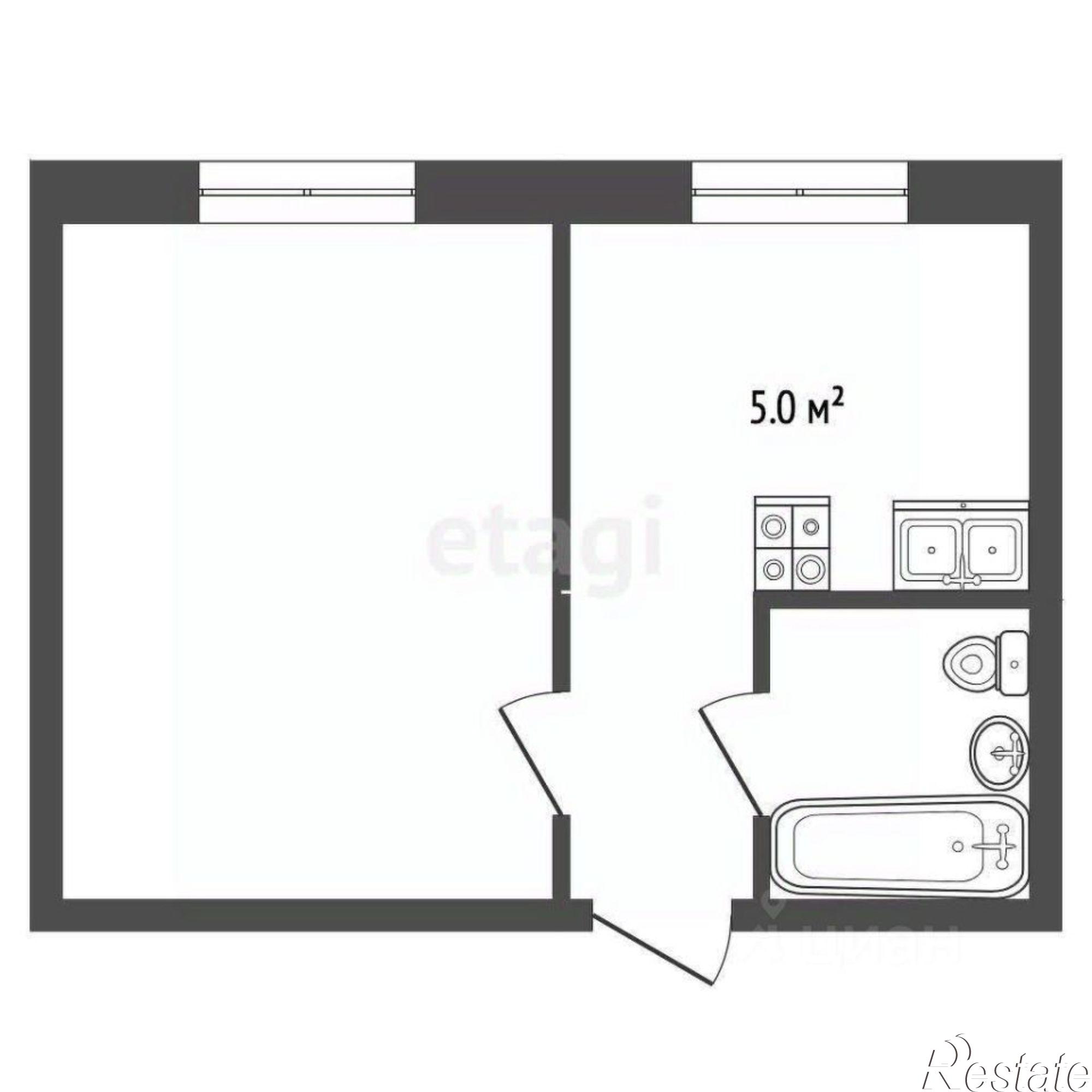 Купить квартиру за 1 650 000 рублей на проспект Революции, 36