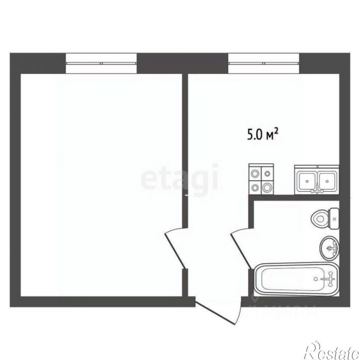 1-комн квартира проспект Революции, 36,  д. 36