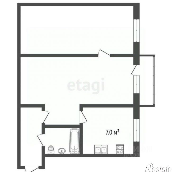 2-комн квартира улица Колышкина, 13,  д. 13