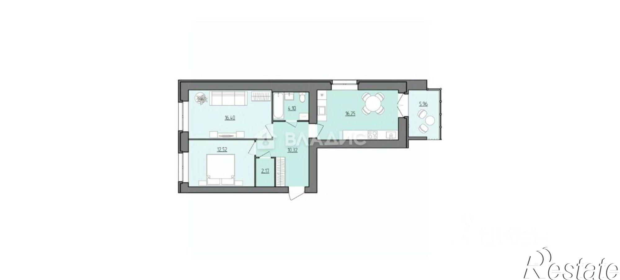 Купить квартиру за 7 020 000 рублей на Февральская улица, 8