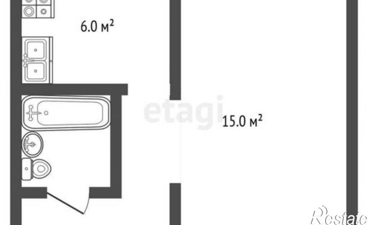 1-комн квартира ул Солнечная, 11,  д. 11