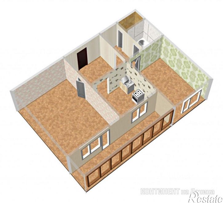 2-комн квартира улица Моторостроителей, 5,  д. 5