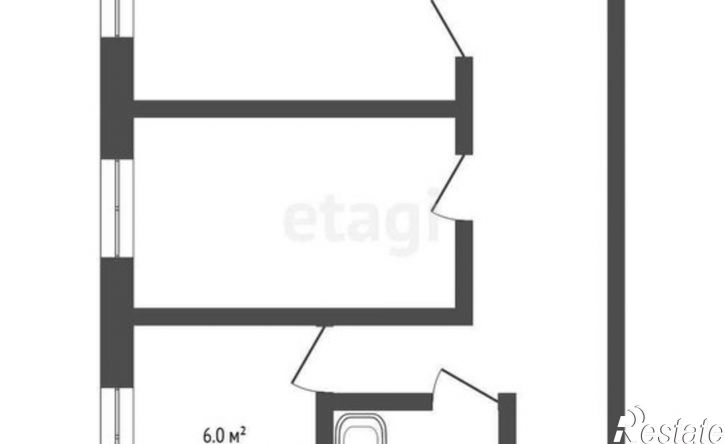2-комн квартира Молодёжная улица, 6,  д. 6