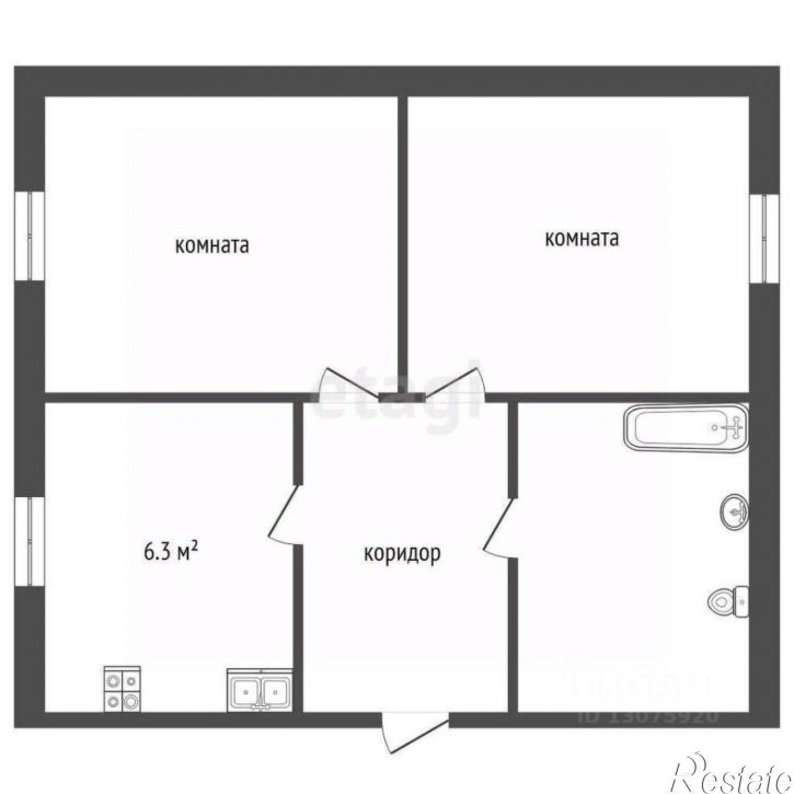2-комн квартира ул Февральская, 50,  д. 50