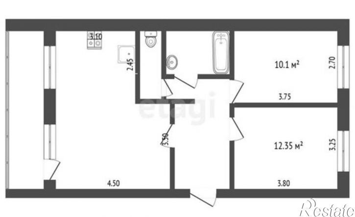 3-комн квартира проспект Революции, 48А,  д. 48А