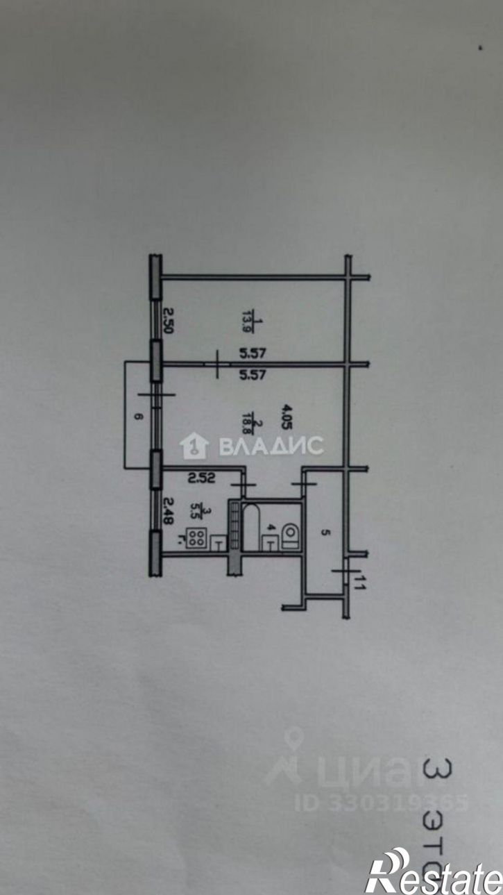 2-комн квартира ул Ухтомского, 13,  д. 13