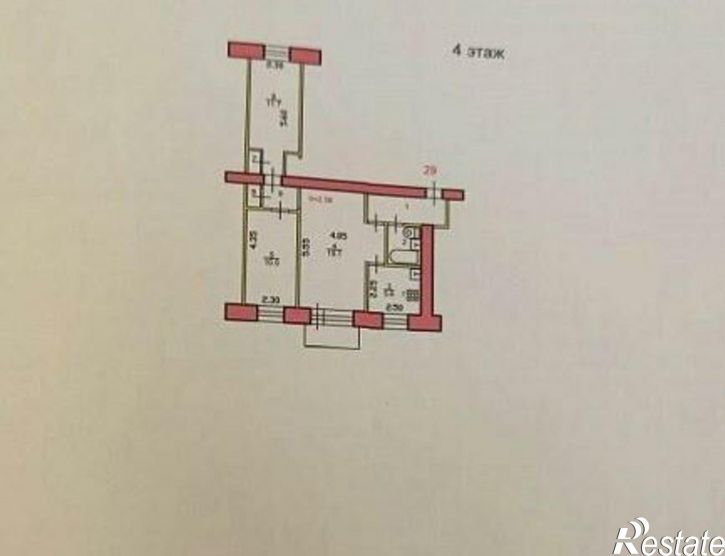3-комн квартира улица Плеханова, 17,  д. 17