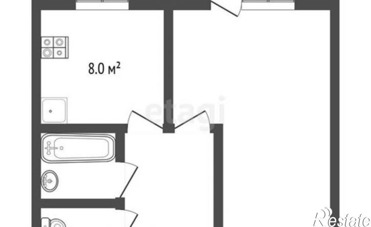 1-комн квартира проспект Мира, 29,  д. 29