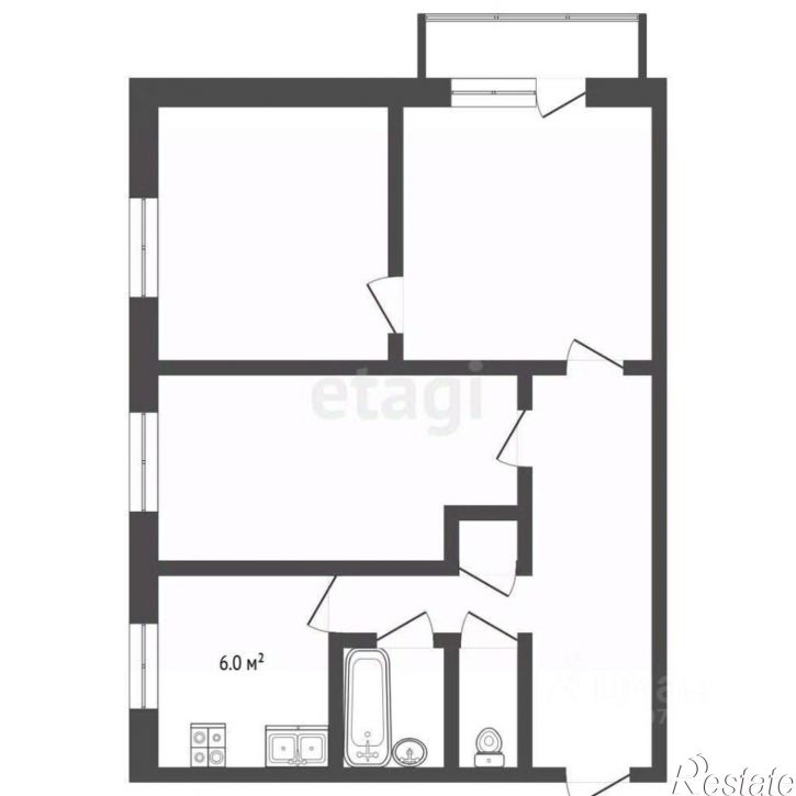3-комн квартира улица Колышкина, 19,  д. 19