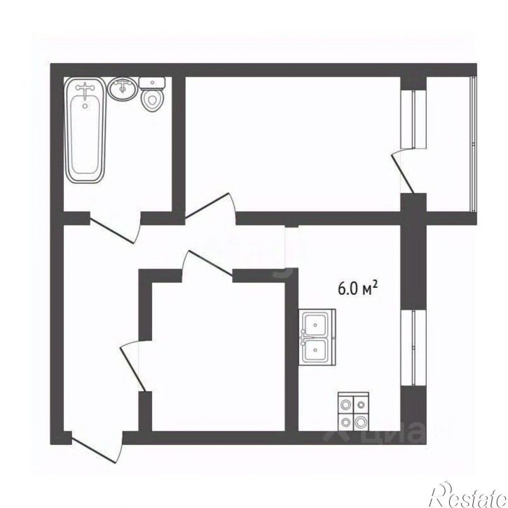 2-комн квартира проспект Серова, 3А,  д. 3А