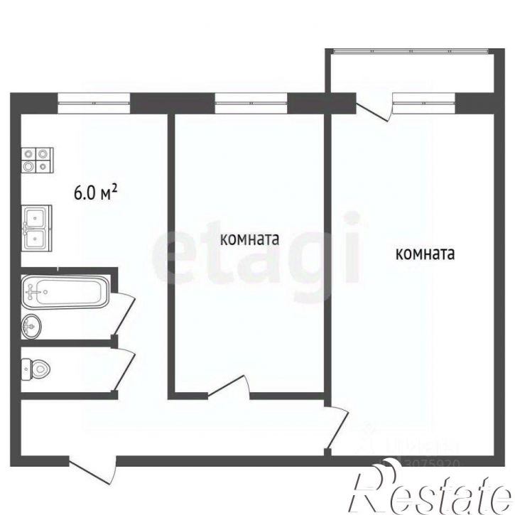 2-комн квартира улица Свободы, 29,  д. 29