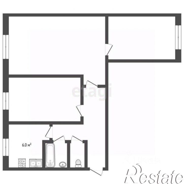 3-комн квартира улица Луначарского, 29,  д. 29